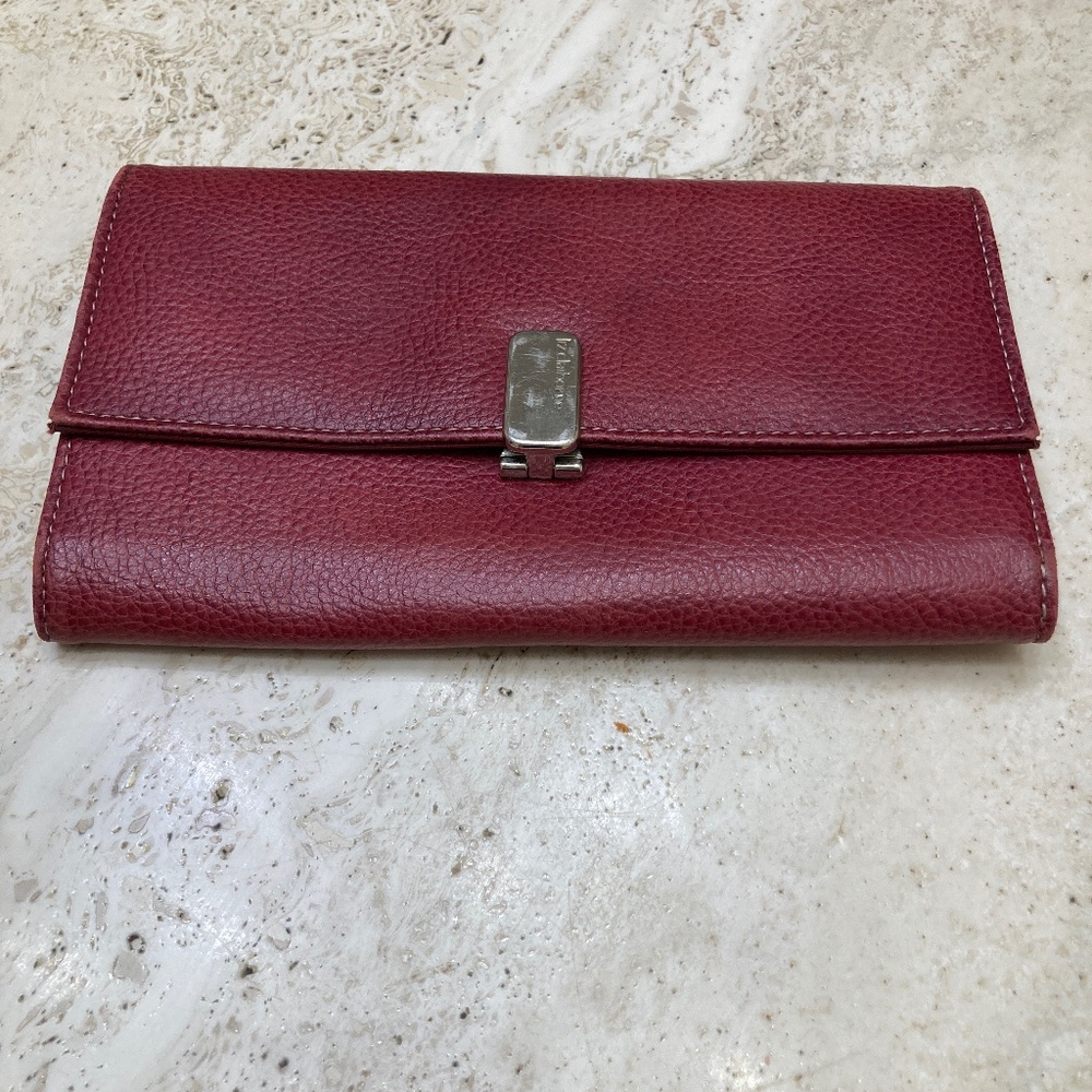 Liz Claiborne Women Tri-Fold Wallet Billfold Synthetic Vegan Faux Leather